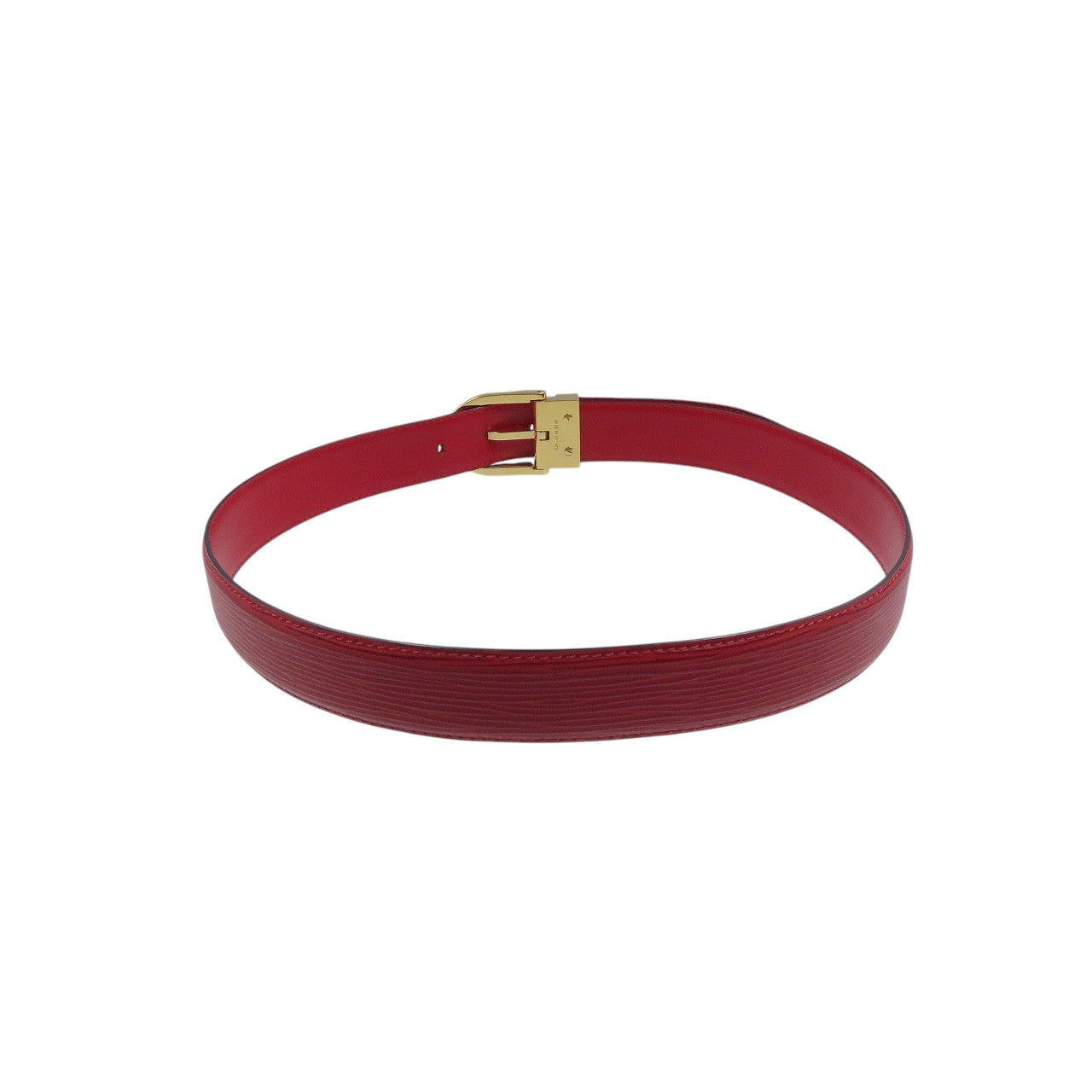 LOUIS VUITTON belt Epi Leather Red Epi Saintur Classic