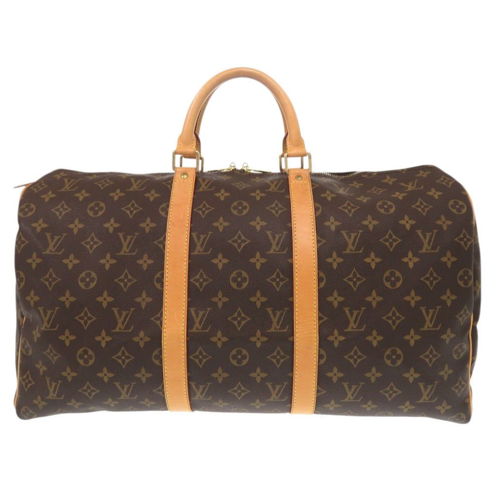 LOUIS VUITTON Boston Duffel bag M41426 Monogram canvas Brown Monogram Keepall 50