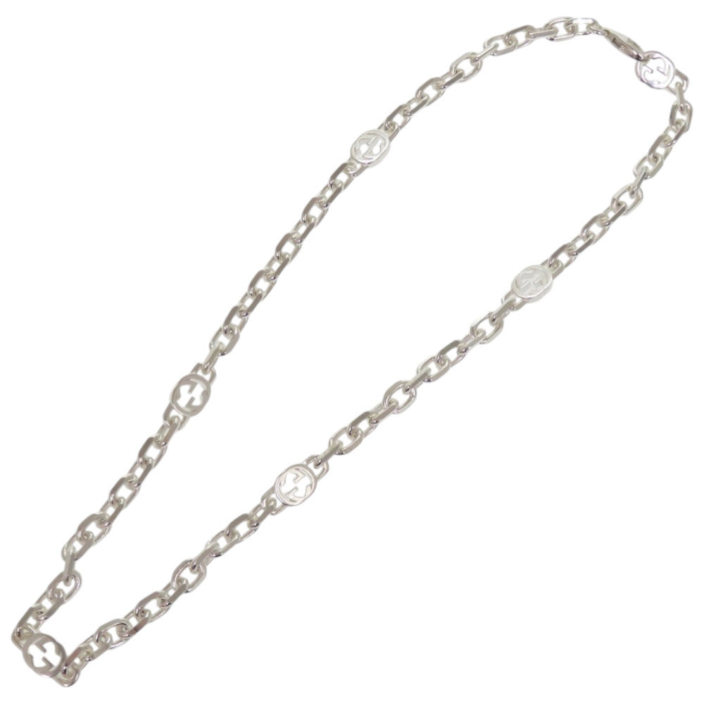 GUCCI Necklace Silver925 Silver Interlocking G