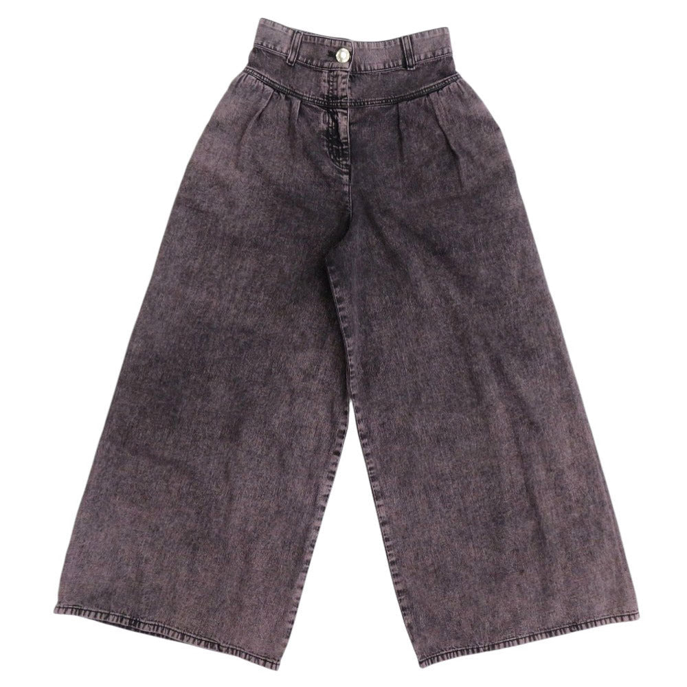 CHANEL Denim pants cotton black 34