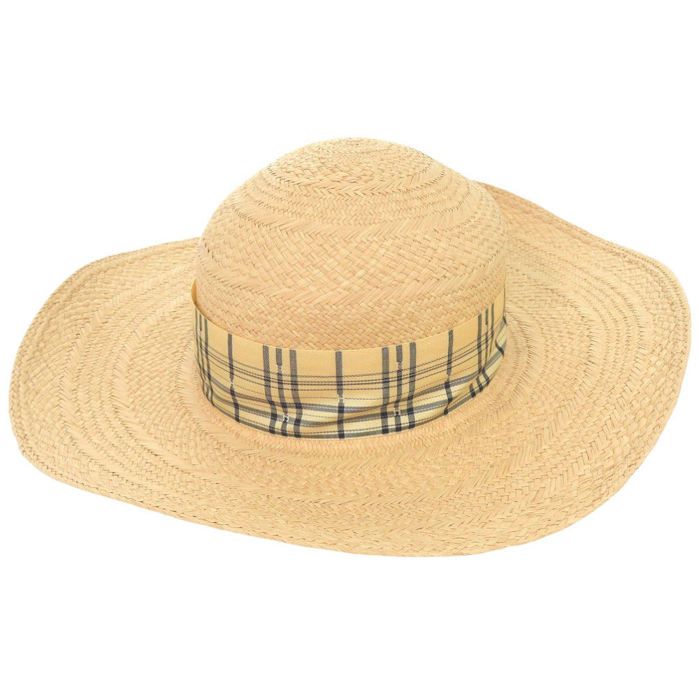 HERMES Other hats straw beige 58