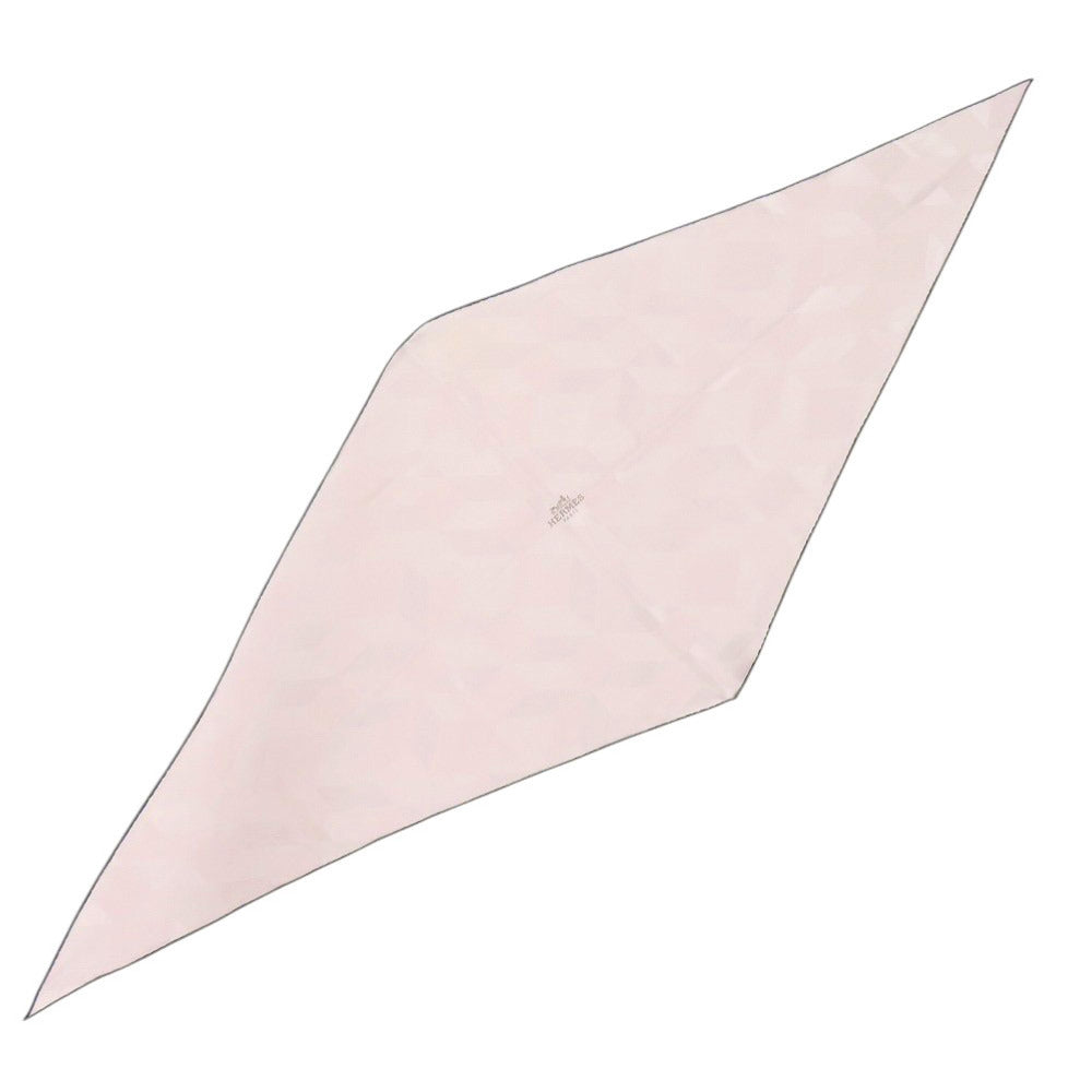 HERMES scarf silk pink Losange