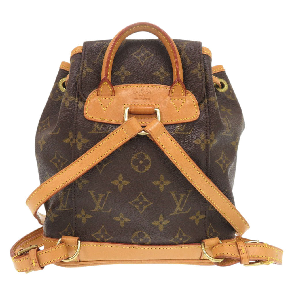 LOUIS VUITTON Backpack M51137 Monogram canvas Brown Monogram Mini Montsouris