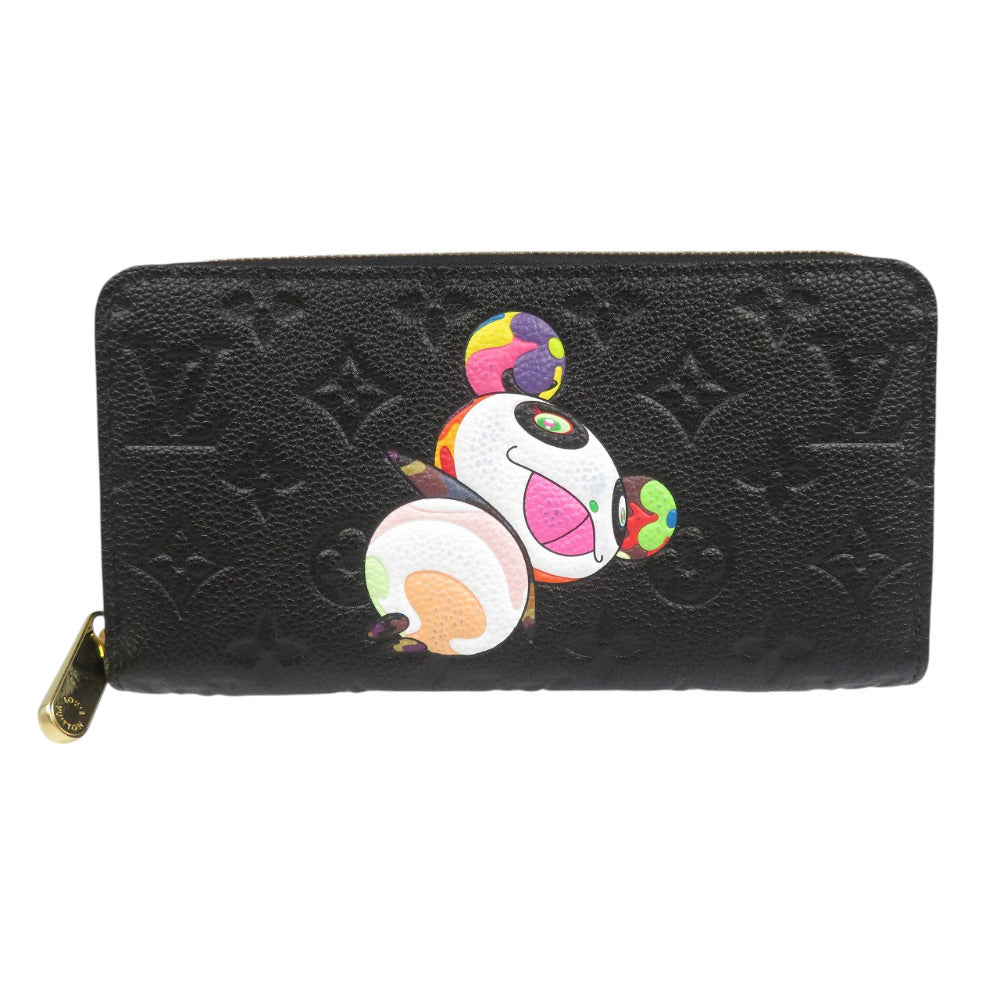 LOUIS VUITTON Long Wallet Purse M14160 Monogram Ann Platt Noir Zippy wallet Monogram Empreinte Panda LVxTM Japan exclusive unisex(Unisex)