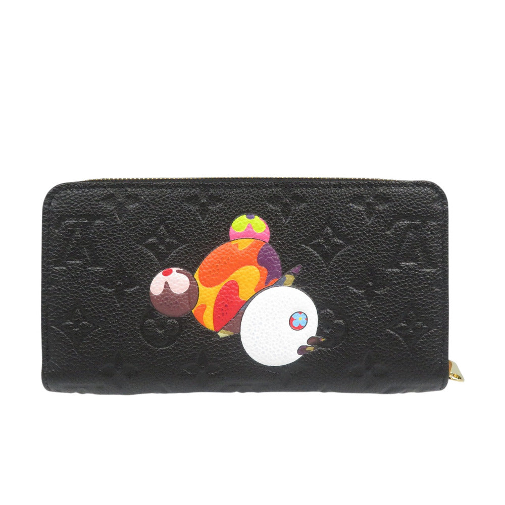 LOUIS VUITTON Long Wallet Purse M14160 Monogram Ann Platt Noir Zippy wallet Monogram Empreinte Panda LVxTM Japan exclusive unisex(Unisex)
