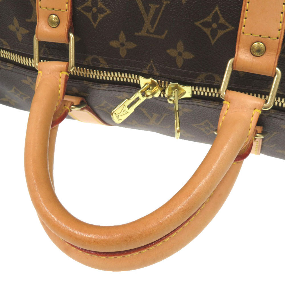 LOUIS VUITTON Boston Duffel bag M41414 Monogram canvas Brown Monogram Keepall bandouliere55