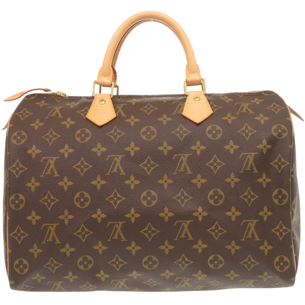LOUIS VUITTON Handbag M41524 Monogram canvas Brown Monogram Speedy 35