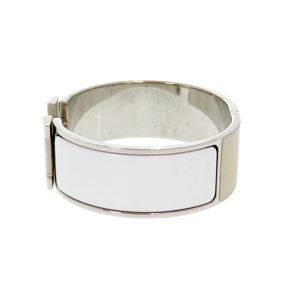 HERMES bracelet metal white clicclacGM