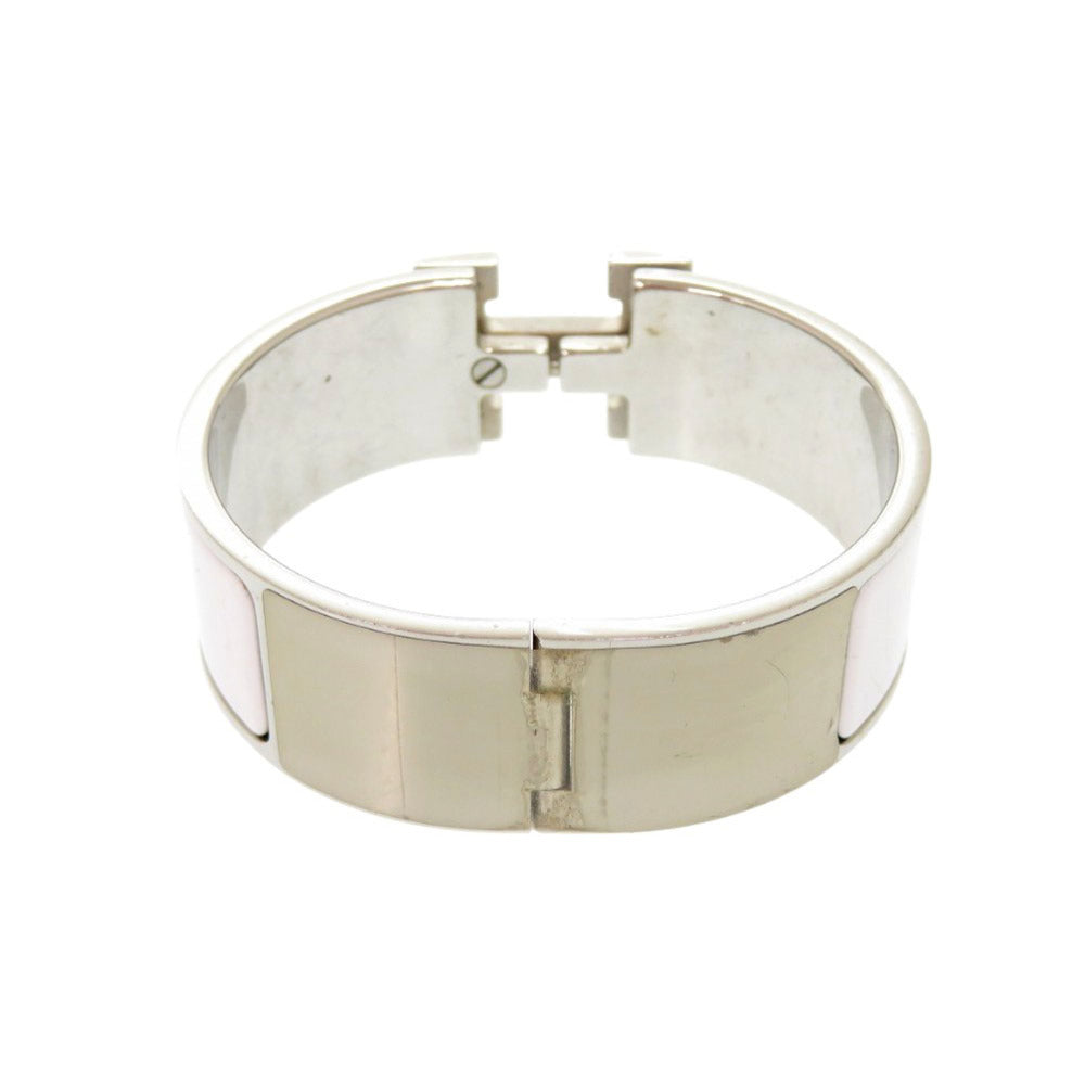 HERMES bracelet metal white clicclacGM