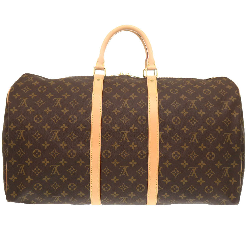 LOUIS VUITTON Boston Duffel bag M41424 Monogram canvas Brown Monogram New Keepall 55 mens