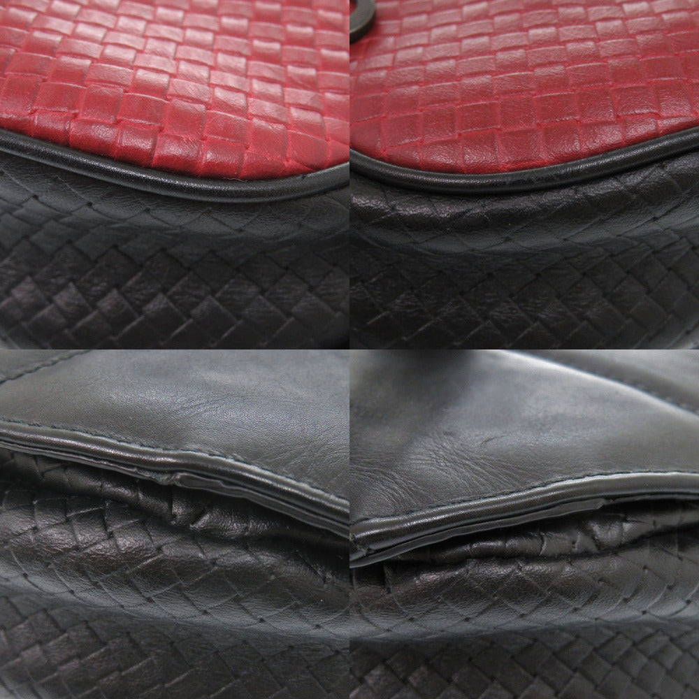 BOTTEGAVENETA Waist bag leather black Micro INTRECCIATO Sling bag