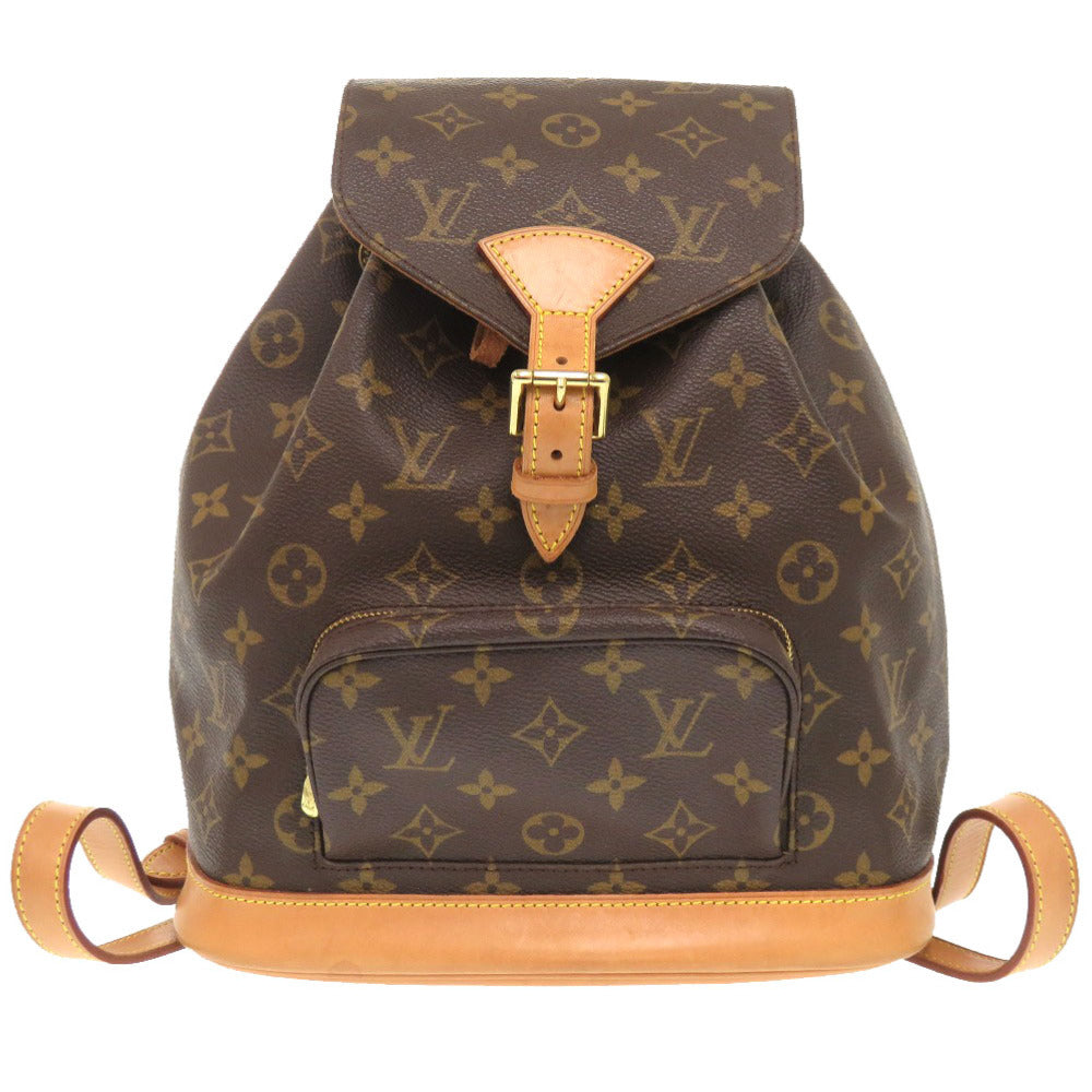 LOUIS VUITTON Backpack M51136 Monogram canvas Brown Monogram MontsourisMM Women