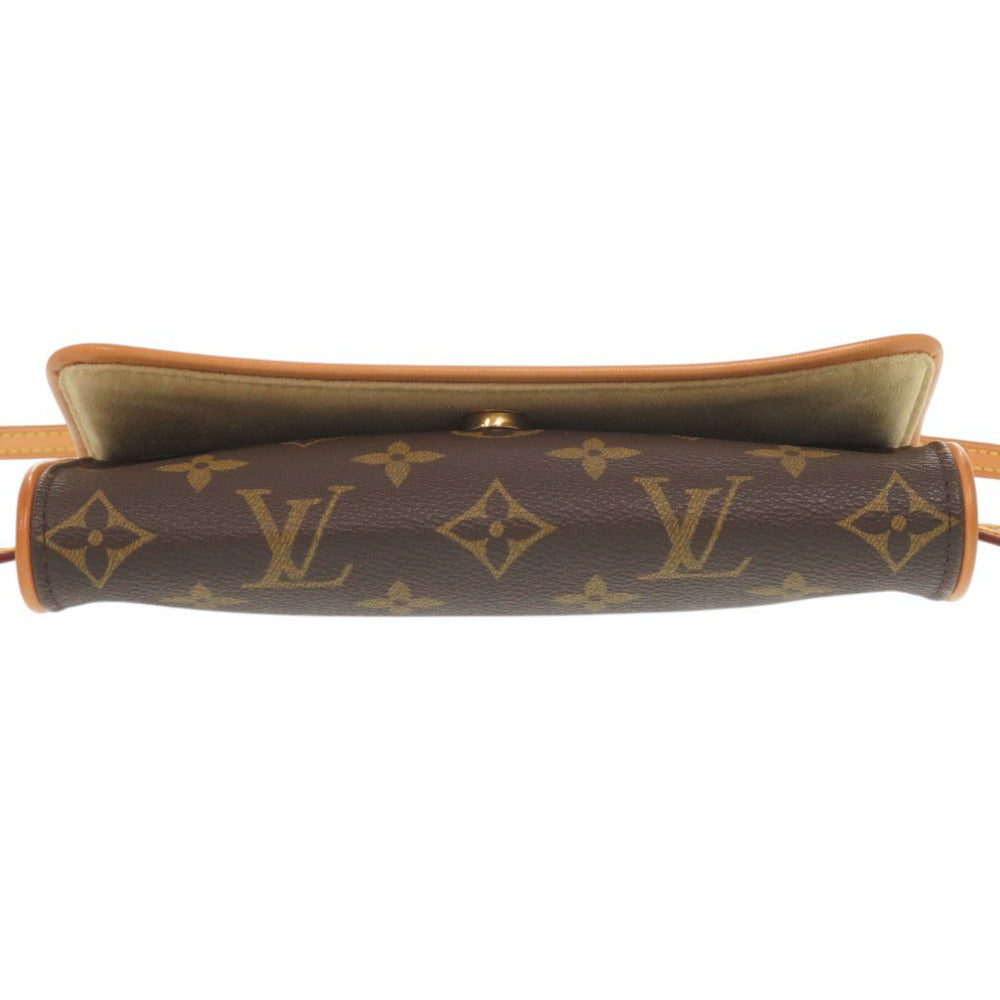 LOUIS VUITTON Shoulder Bag M51854 Monogram canvas Brown Monogram Pochette Twin PM Women