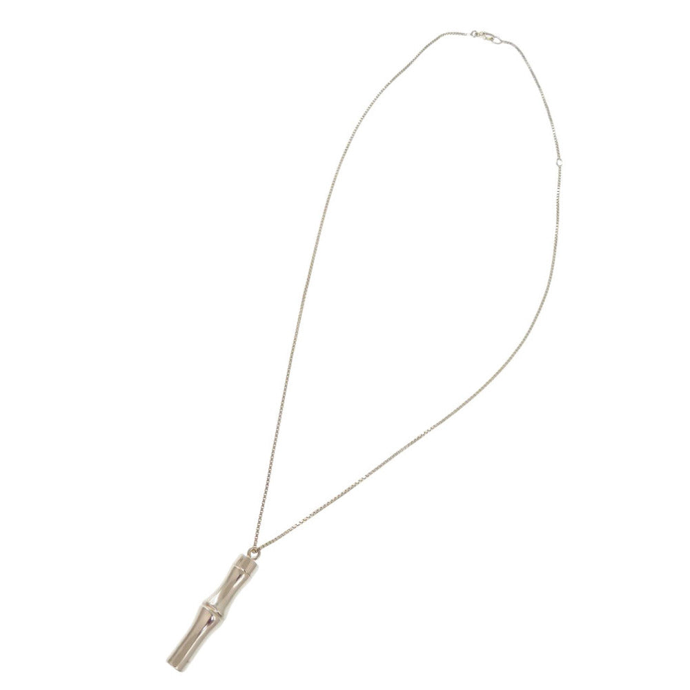 GUCCI Necklace Silver925 Silver Bamboo Long Necklace Women