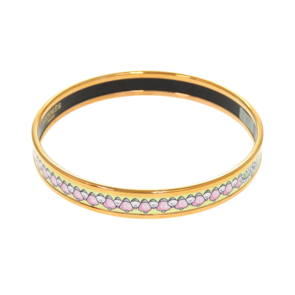 HERMES Bangle metal green Enamelled PM Maharaja's Jewelry Women