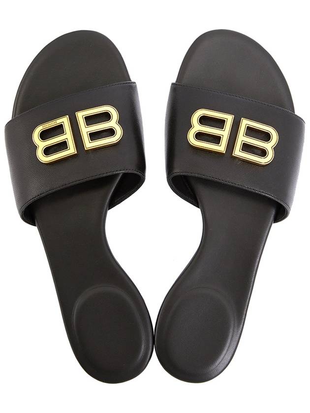 Luxury Balenciaga Trending 2025 Groupie Slippers Black