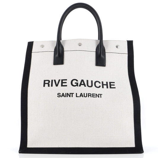 Luxury Saint Laurent Trending 2025 Rive Gauche Shopper Tote Canvas Tall