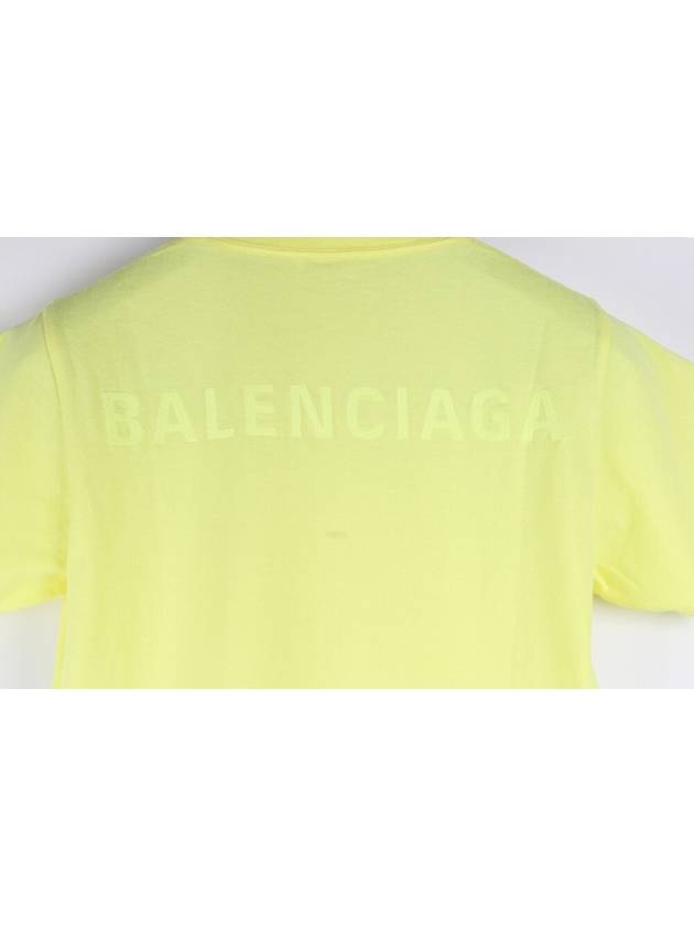 Luxury Balenciaga Trending 2025 Back logo neon short sleeve t shirt M