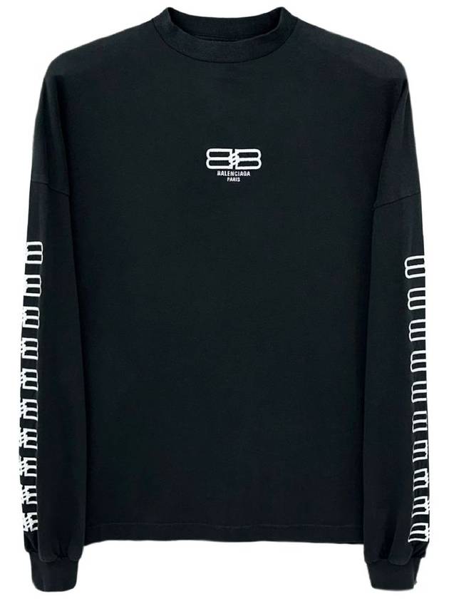 Luxury Balenciaga Trending 2025 BB Logo Sweatshirt Black