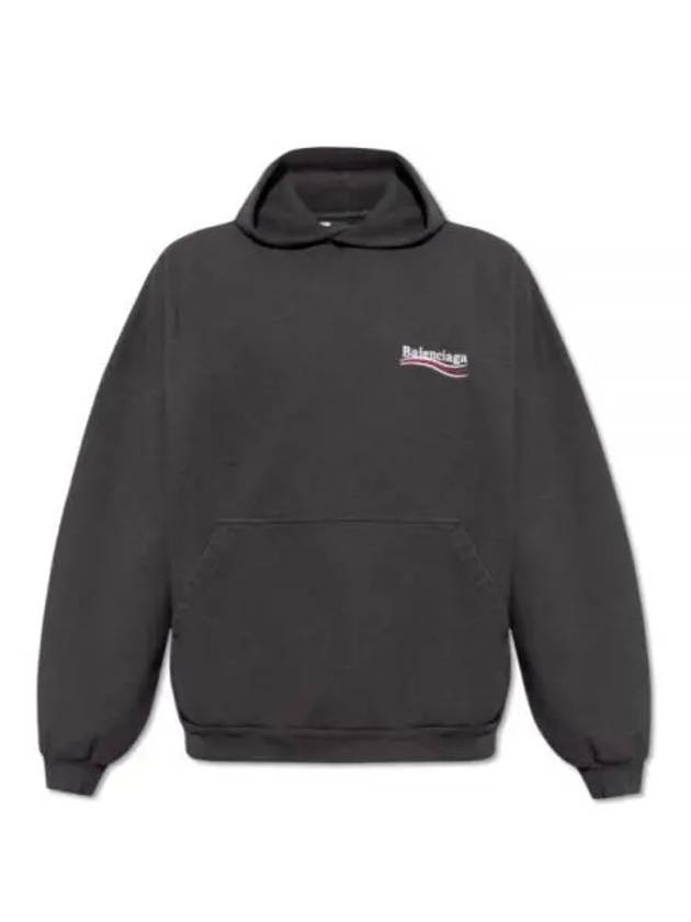 Luxury Balenciaga Trending 2025 Embroidered Logo Cotton Hoodie Grey