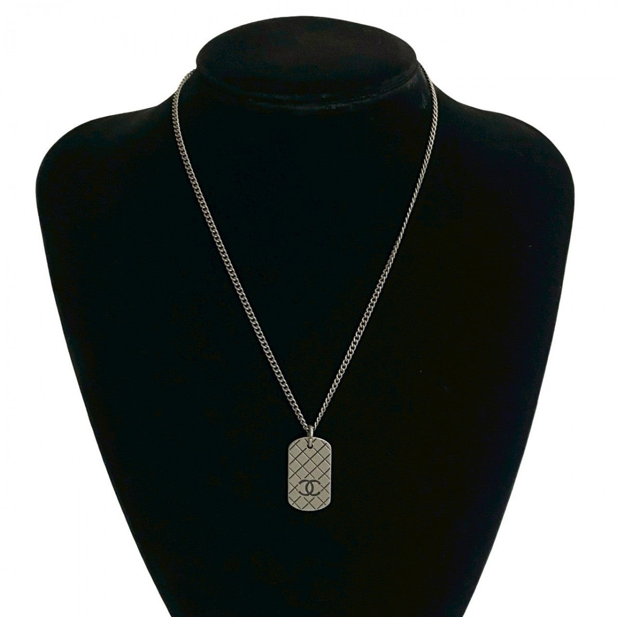 CHANEL Necklace metal Silver