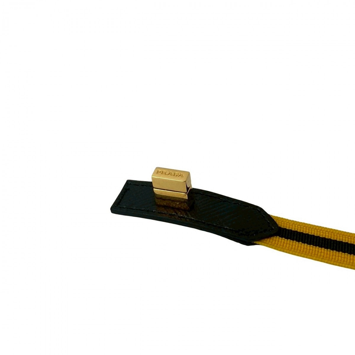 PRADA bracelet Nylon yellow Safiano
