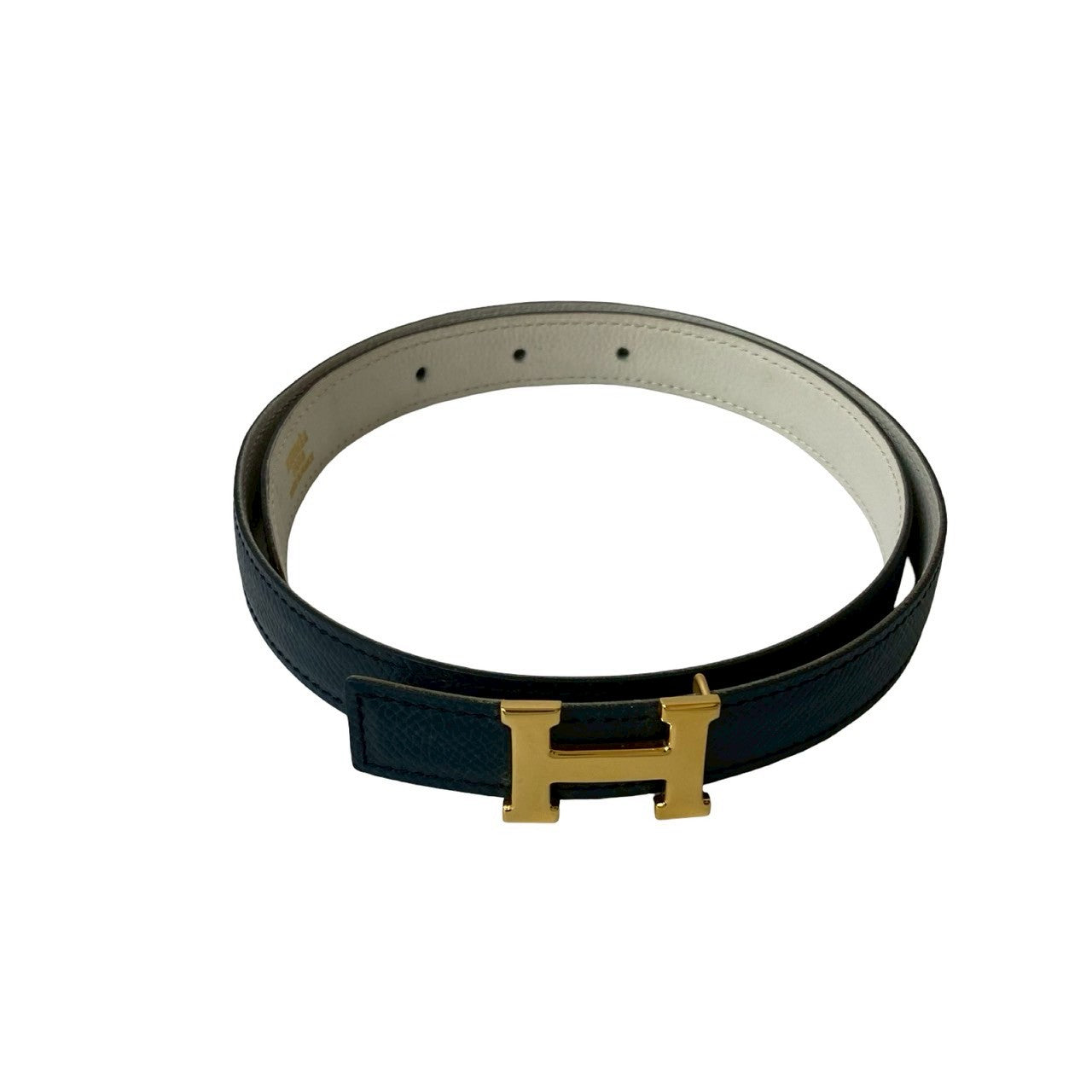 HERMES belt Epsom Navy Constance Mini H Belt 65