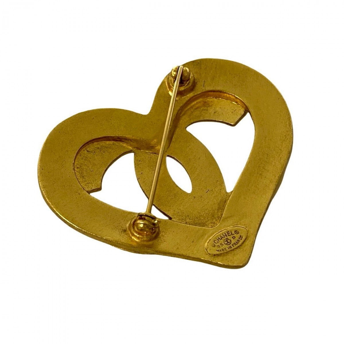 CHANEL Brooch Gold Plated gold