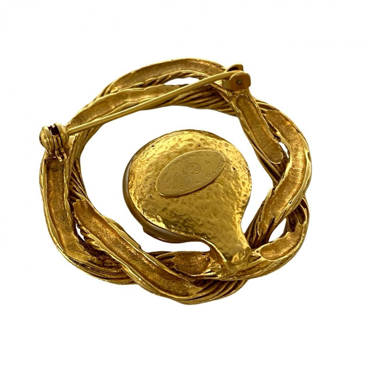 CHANEL Brooch Gold Plated gold
