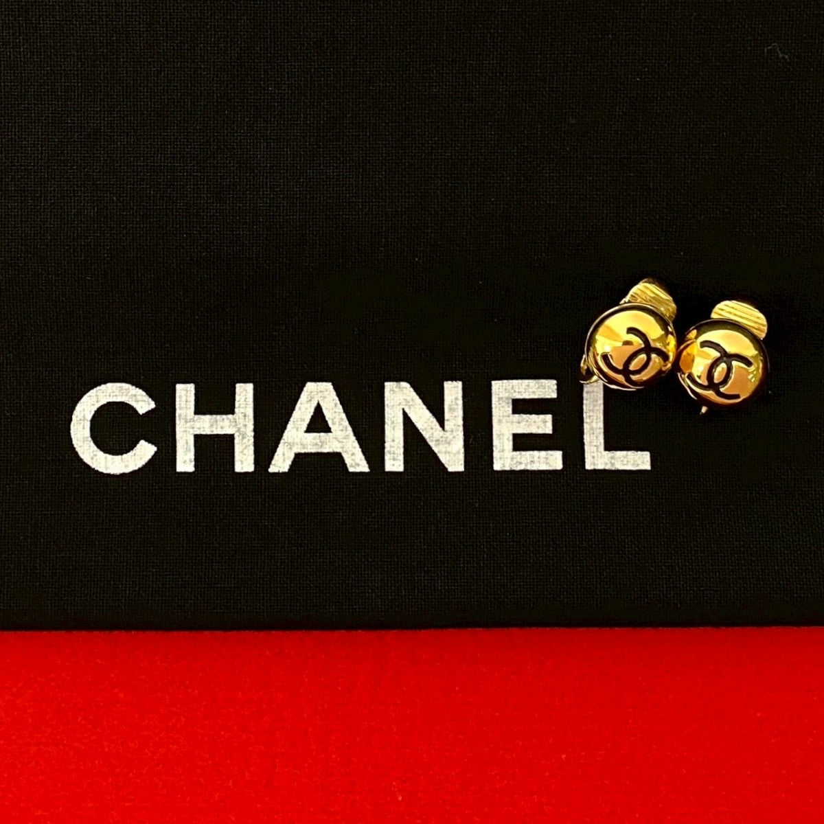 CHANEL Earring Gold Plated gold