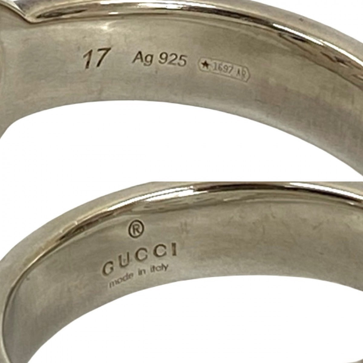 GUCCI Ring Silver925 Silver Interlocking G ring