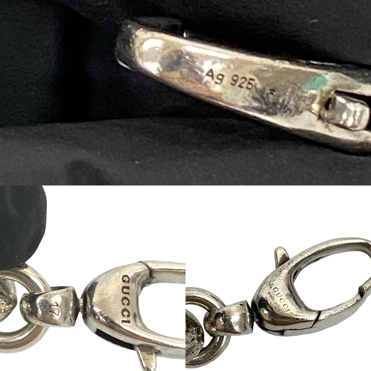 GUCCI bracelet Silver925 Silver Interlocking G Bracelet