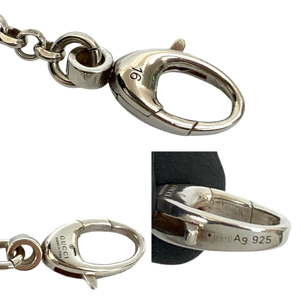 GUCCI bracelet Silver925 Silver Double G Bracelet