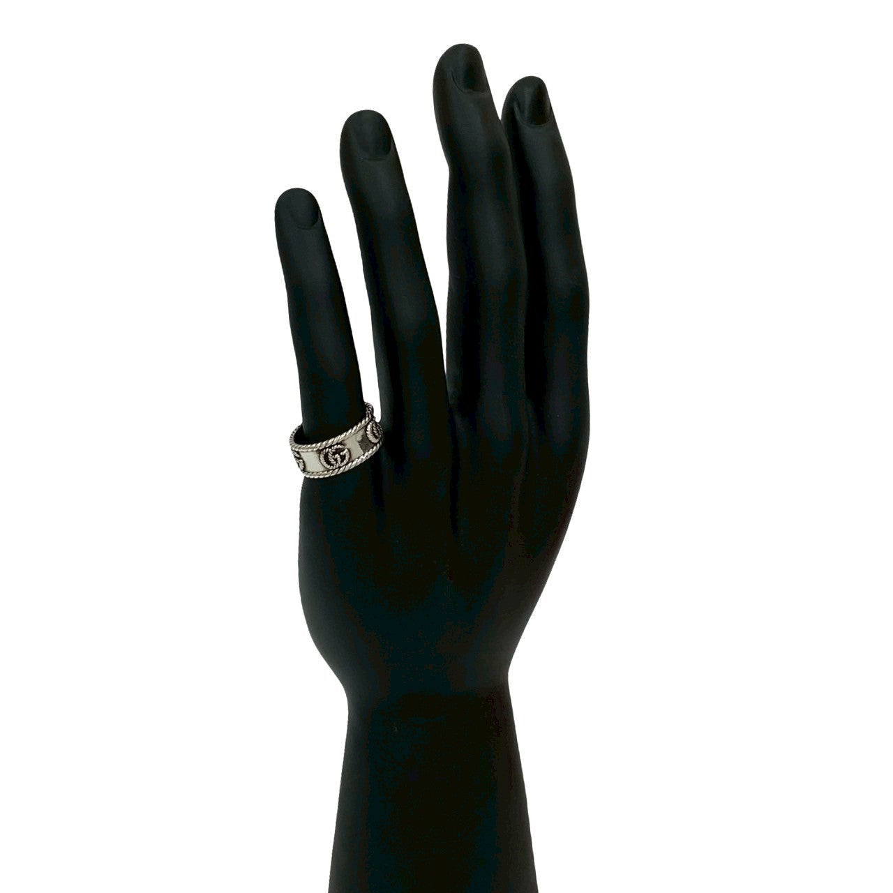 GUCCI Ring Silver925 Silver Double G ring 20