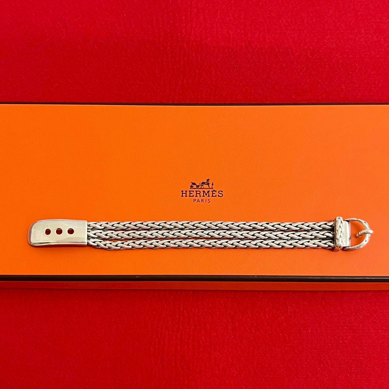 HERMES bracelet Silver925 Silver Diane