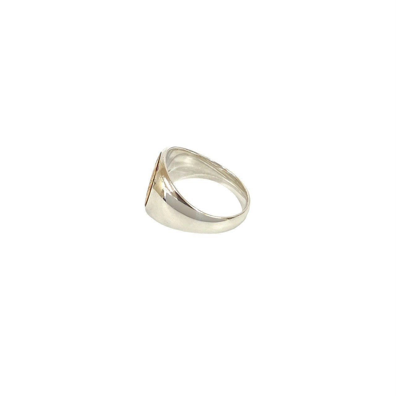 HERMES Ring Silver925 Silver Exlibris Chevalier Ring