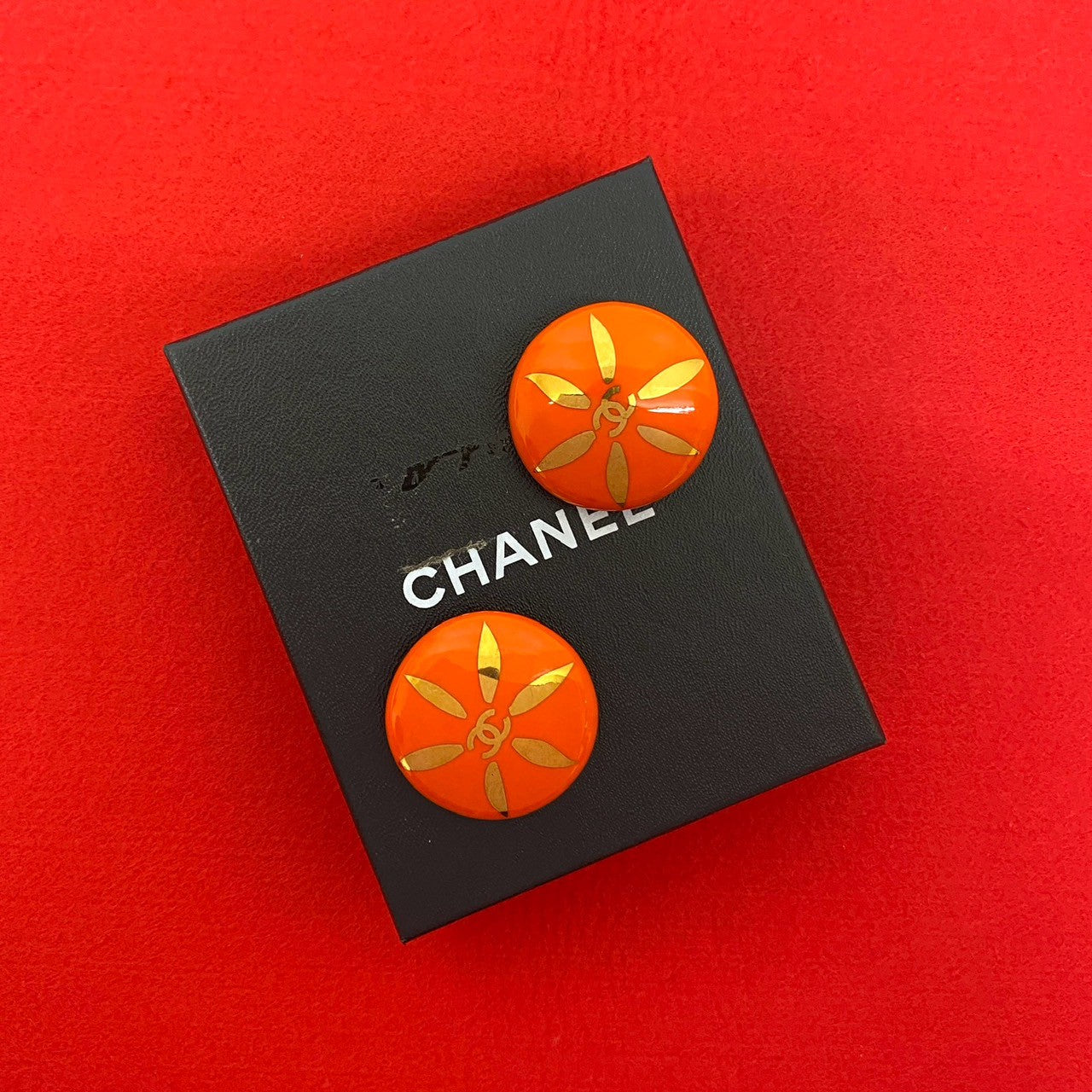 CHANEL Earring Gold Plated gold