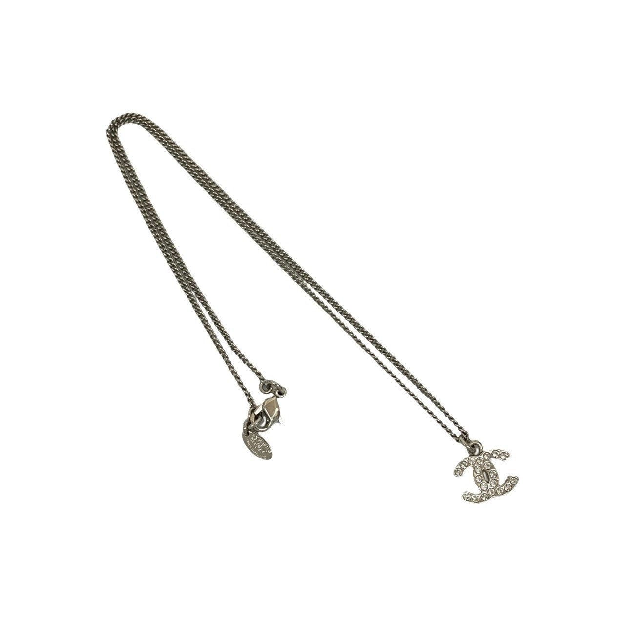 CHANEL Necklace metal Silver
