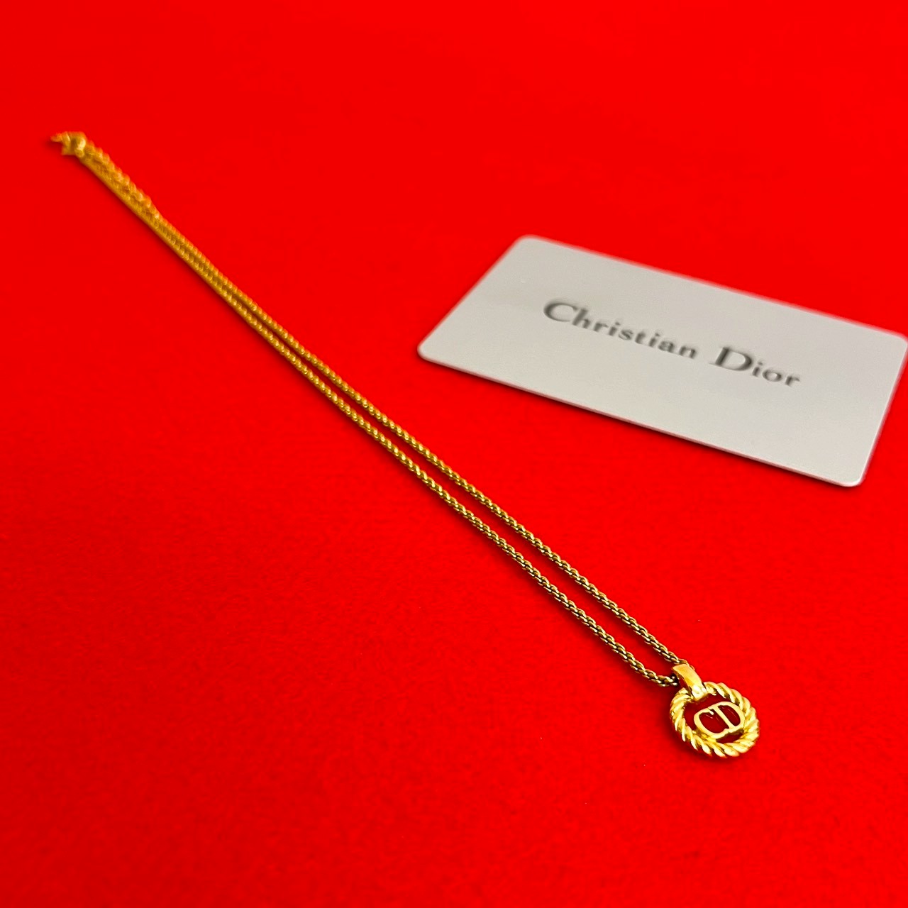 Dior Necklace Gold Plated gold