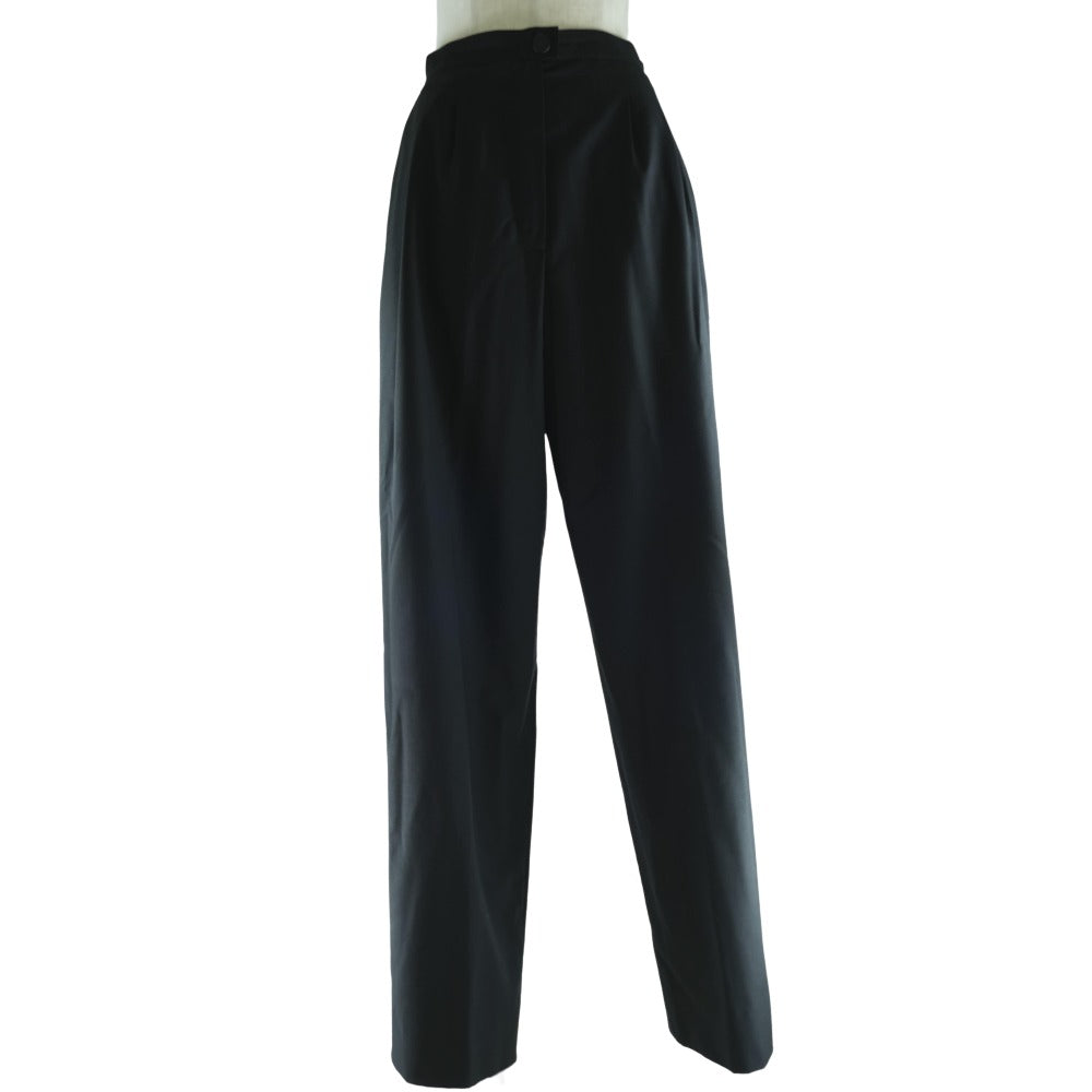 CHANEL Pants P12421V07021 wool black Women 38