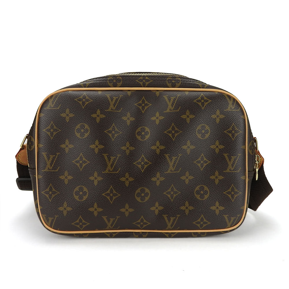 LOUIS VUITTON Shoulder Bag M45254 Monogram Brown Reporter PM