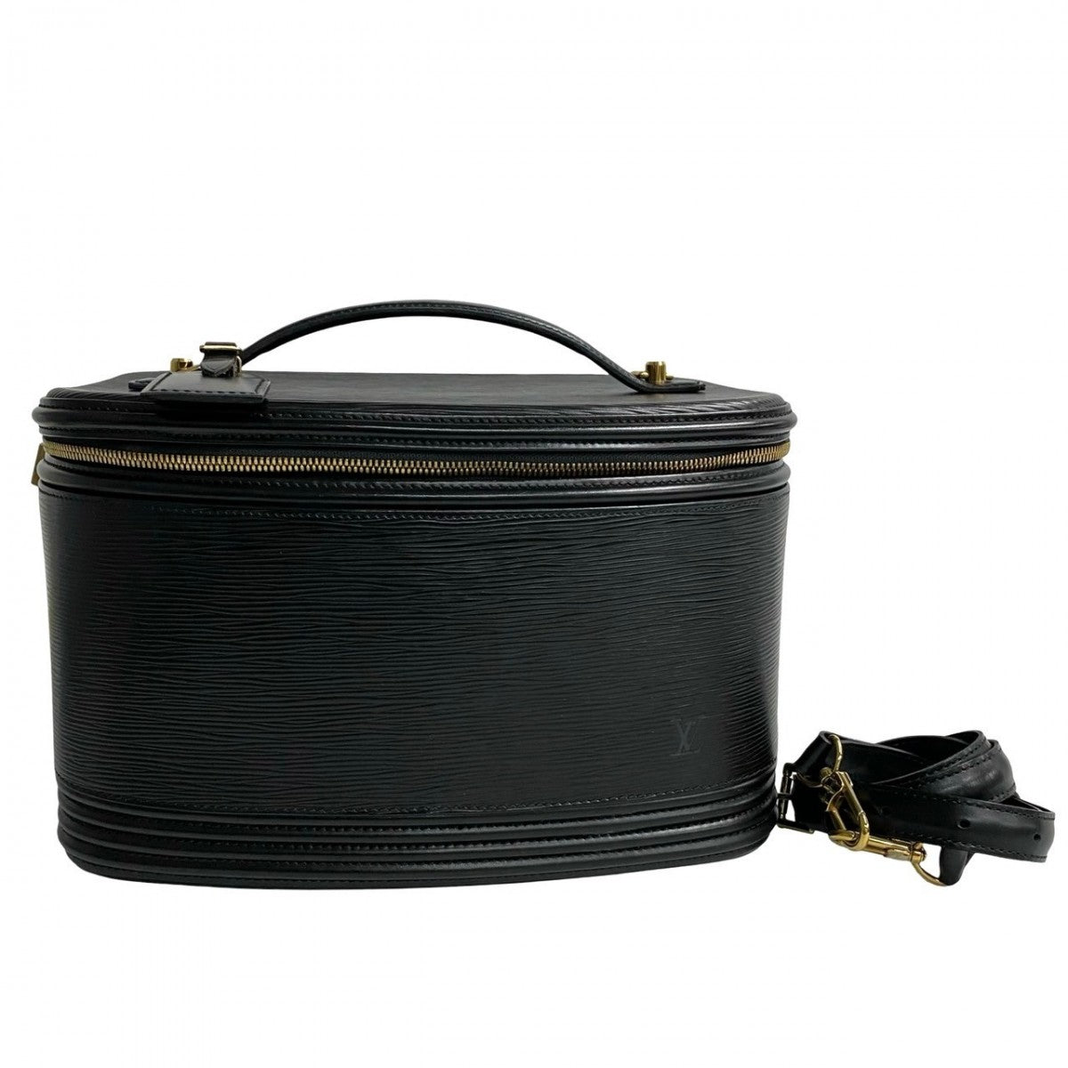 LOUIS VUITTON Handbag M48012 Epi Leather black 2-way handbag Epi Nice vanity Women