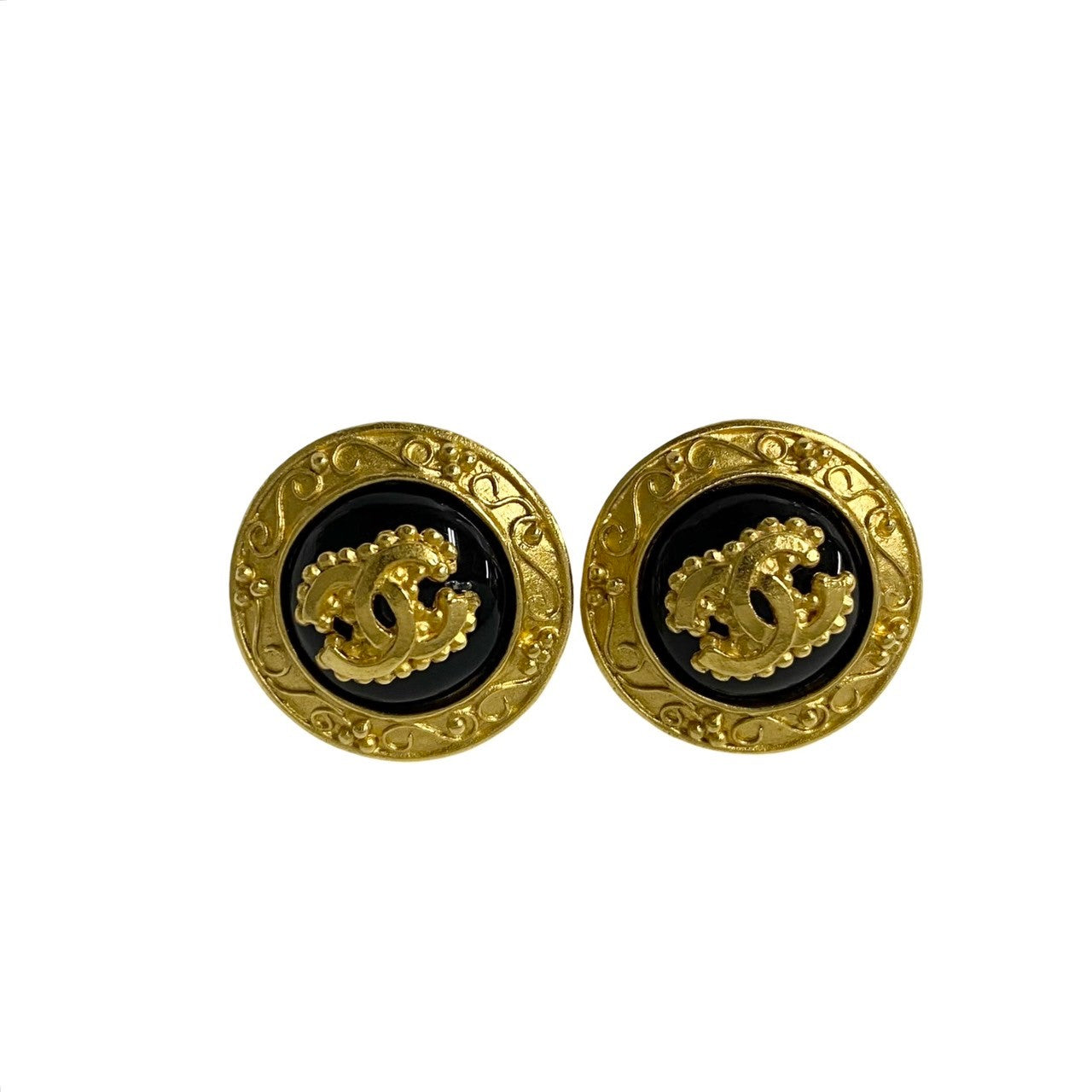 CHANEL Earring Gold Plated gold