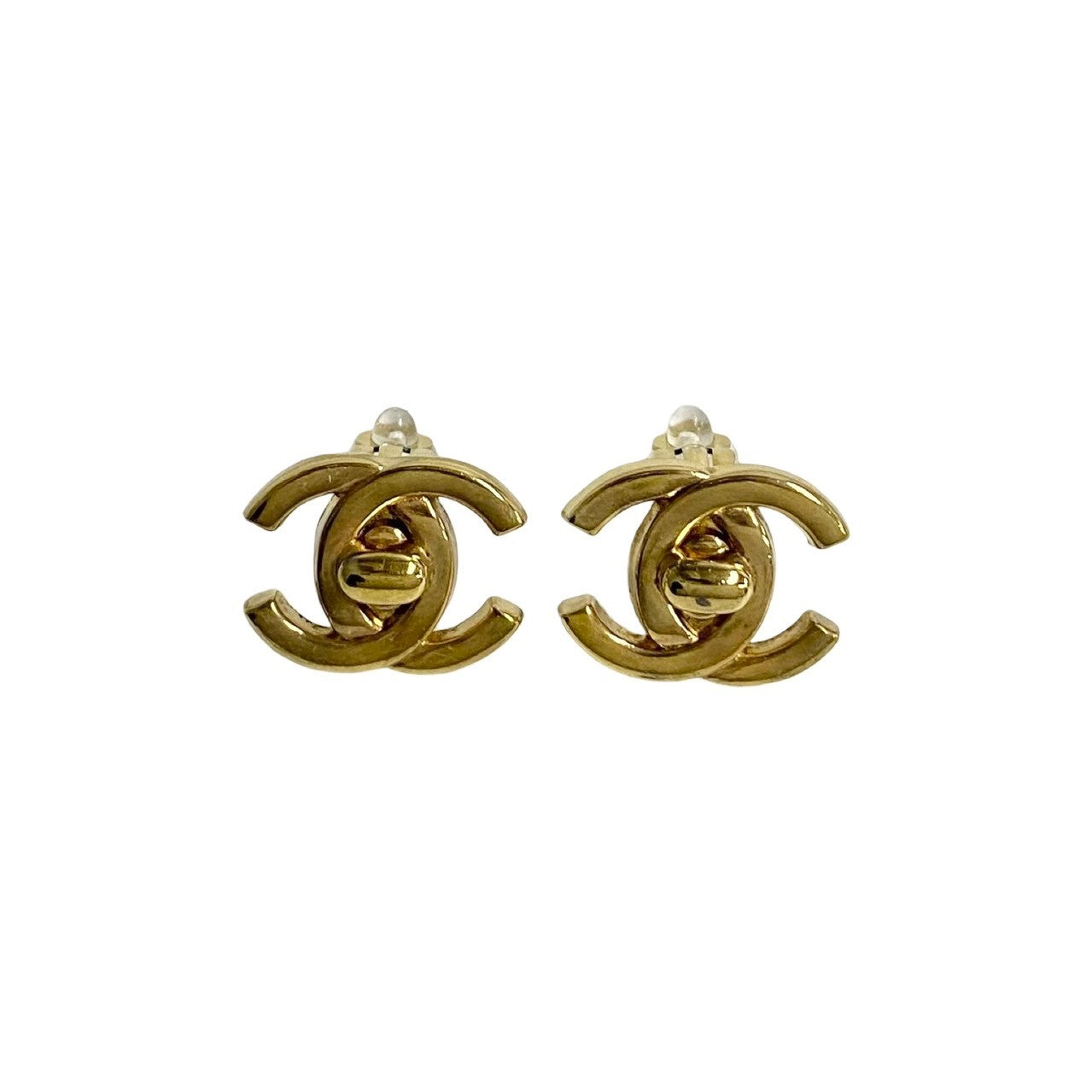CHANEL Earring Gold Plated gold