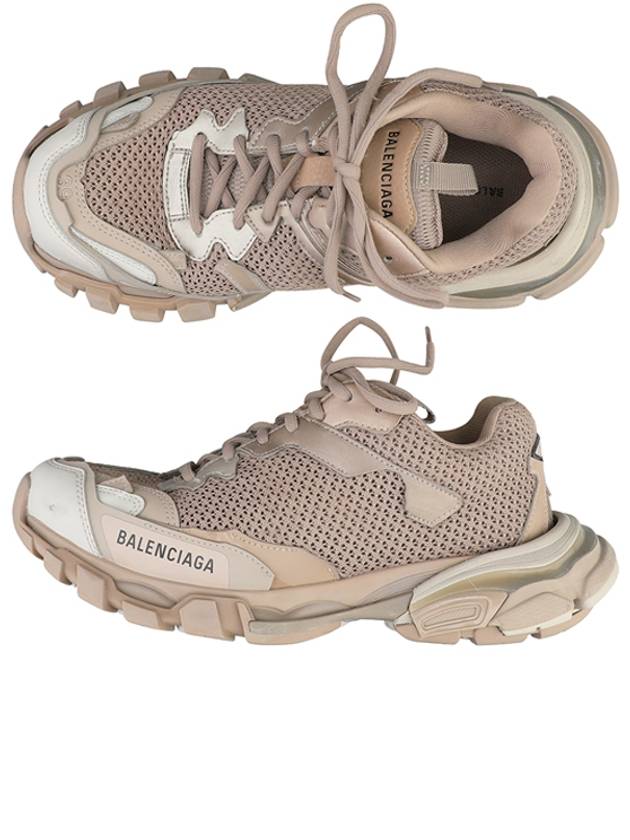Luxury Balenciaga Trending 2025 Men's Track 3 Low Top Sneakers Dark Beige