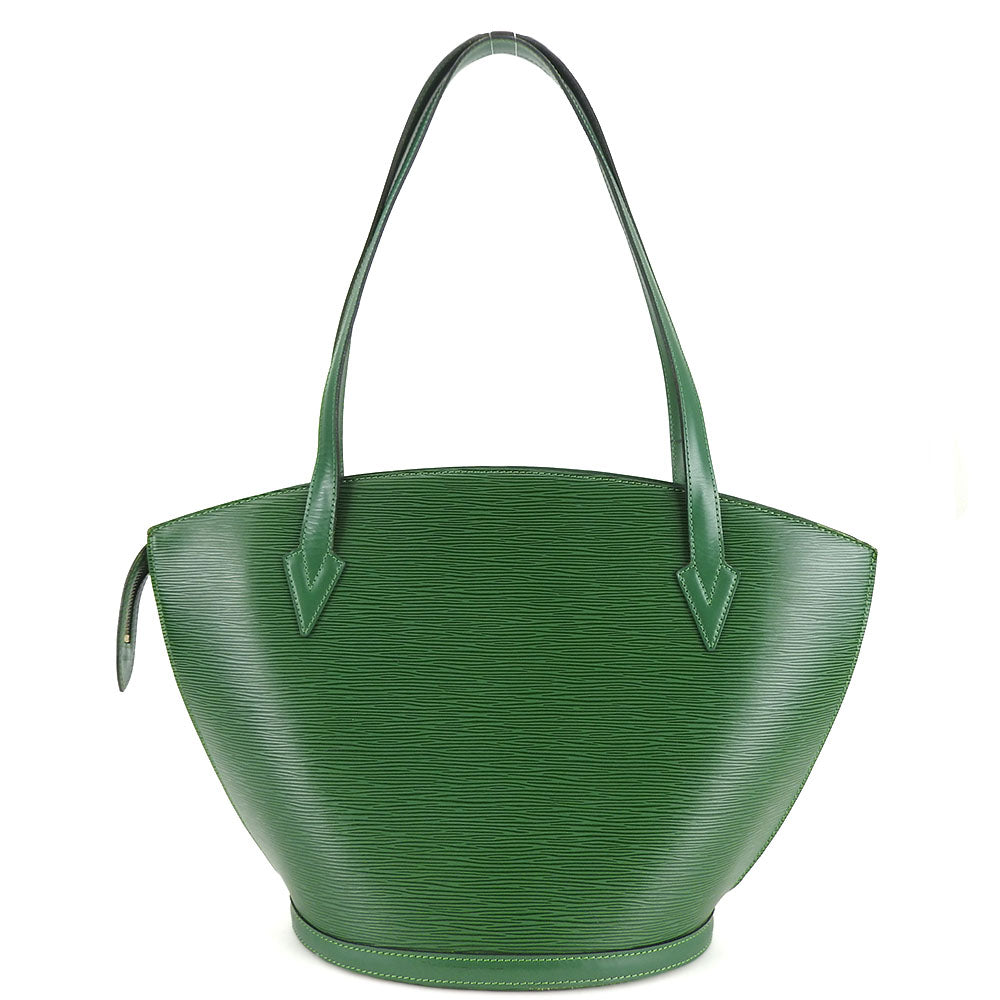 LOUIS VUITTON Tote Bag M52334 Epi Leather green Sun jack shopping