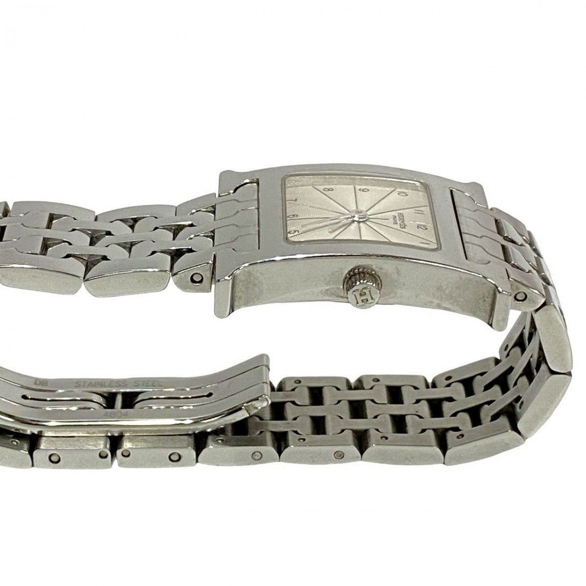 HERMES Watches Stainless steel Silver H watch Women