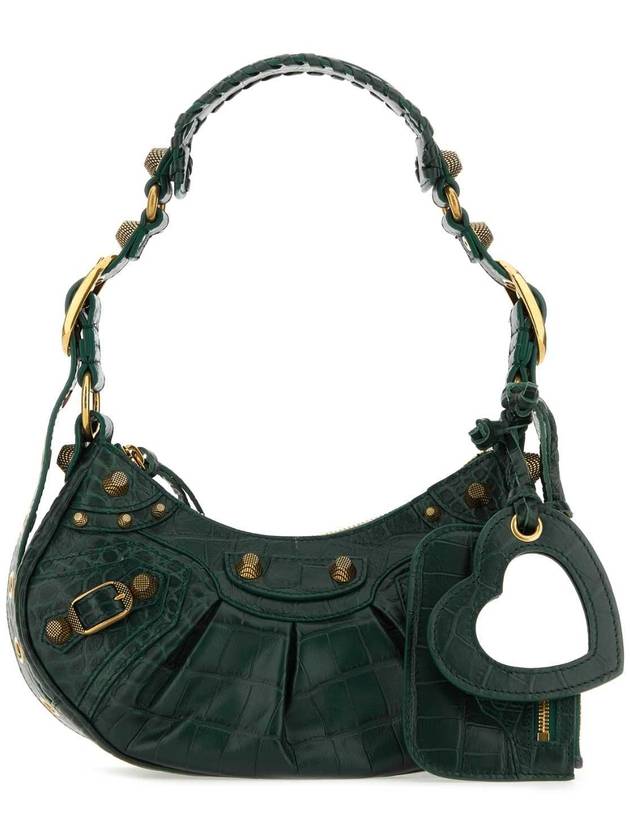 Luxury Balenciaga Trending 2025 Le Cagole XS Shoulder Bag Dark Green