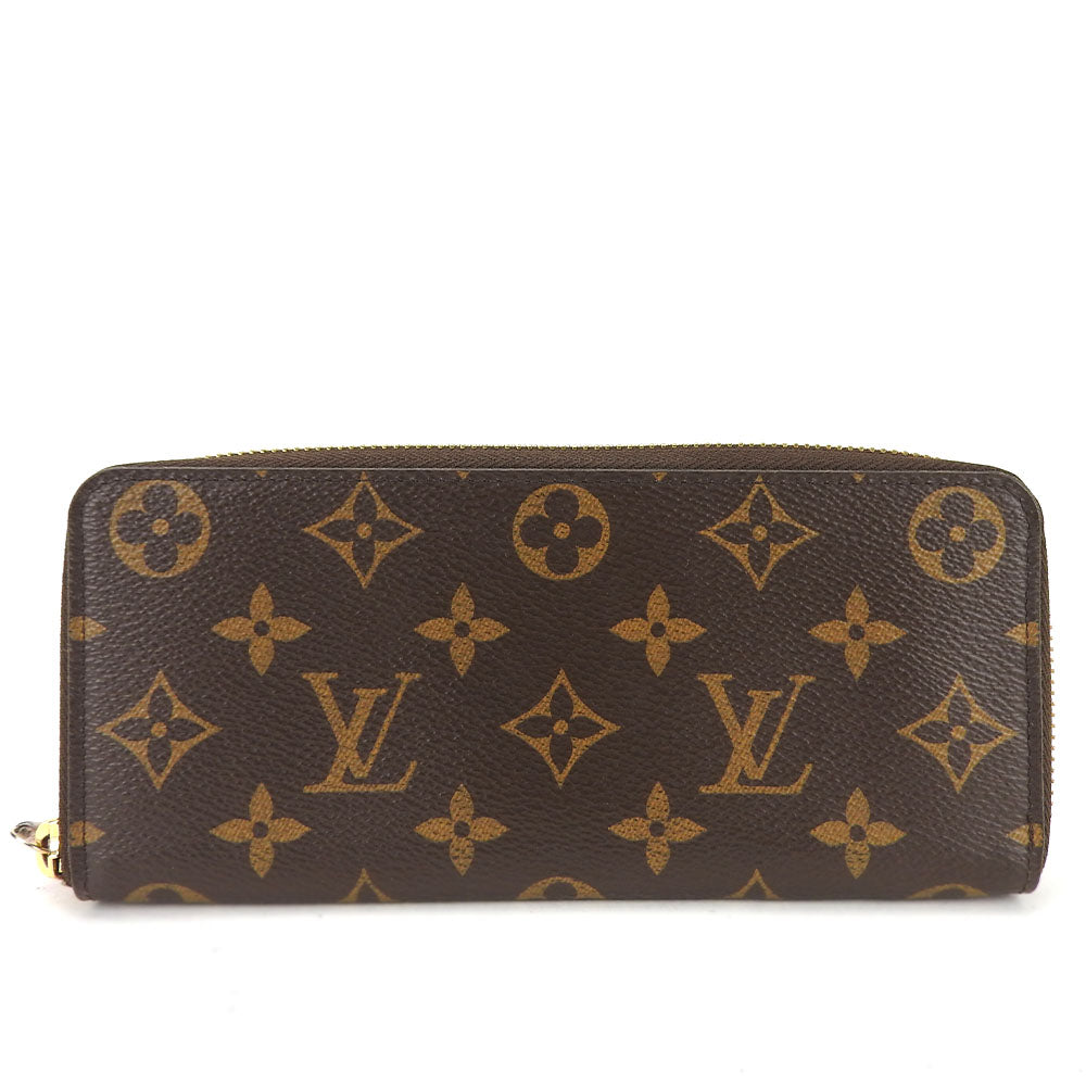 LOUIS VUITTON Long Wallet Purse M61298 Monogram Rose Valerie Portefeuille Clemence
