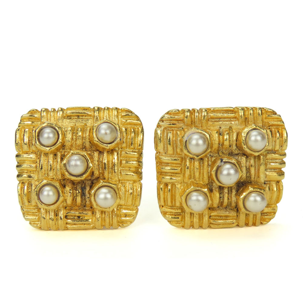 CHANEL Earring metal gold Women